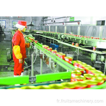 ligne de production alimentaire en conserve